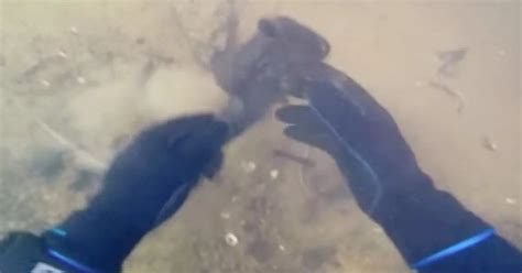 Deep Sea Diver Freaks Out After Accidentally Picking Up Sex Toy In The