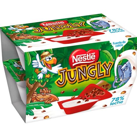 Comprar Jungly Yogur Natural Azucarado Y Trocitos De Galleta