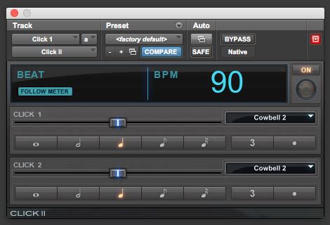 How To Create And Configure A Click Track In Pro Tools