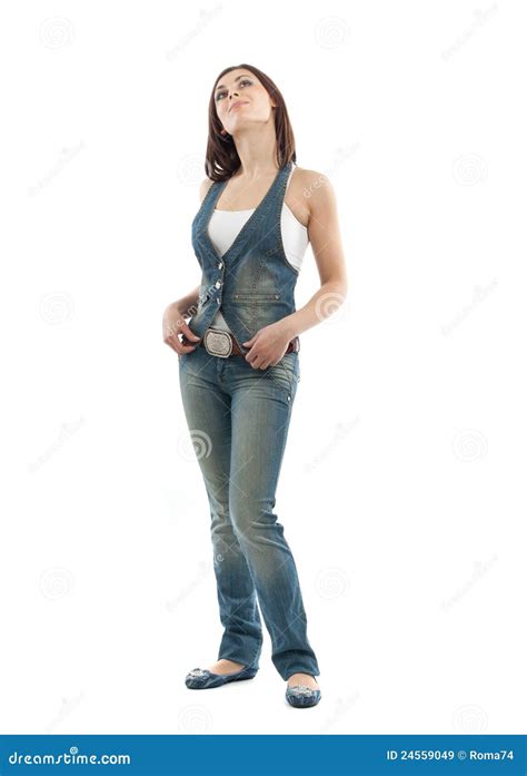 Flirty Brunette Girl Dream Stock Image Image Of Portrait 24559049