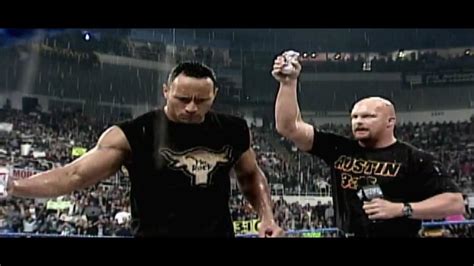 The Rock Vs Stone Cold Steve Austin Wrestlemania 17 Promo Youtube