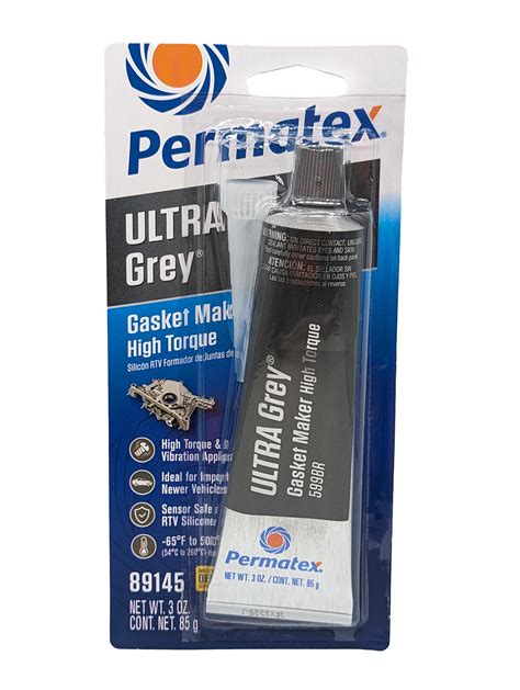 Permatex Ultra Grey RTV Silicone Gasket Maker 85g Permatex