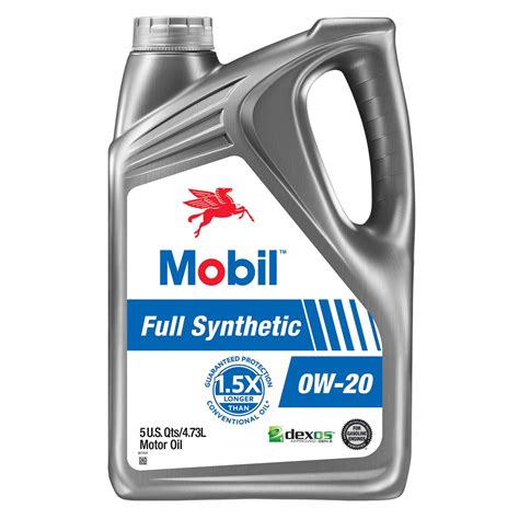 Mobil Full Synthetic Motor Oil W At Guy Melvin Blog