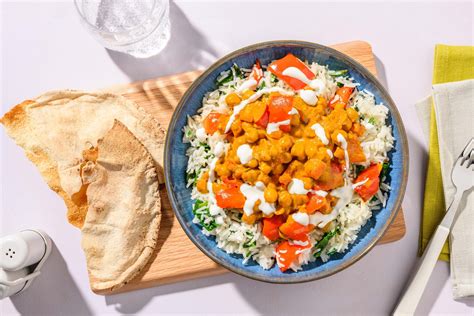 Indian Spiced Chickpea And Sweet Pepper Stew Recipe Hellofresh