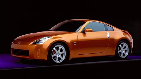 Wallpaper Orange Cars Sports Car Nissan 350Z Coupe Wheel