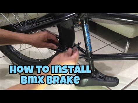 How To Install Bicycle Brake Como Instalar Freno De Bicicleta