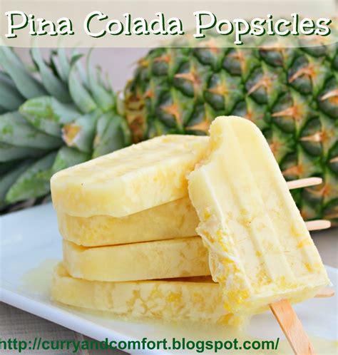 Kitchen Simmer Pina Colada Popsicles