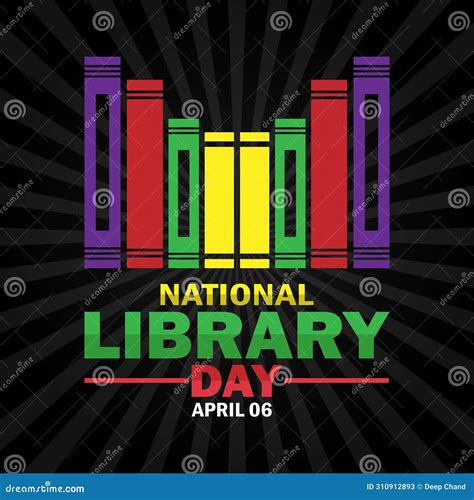 National Library Day Stock Illustration Illustration Of Background