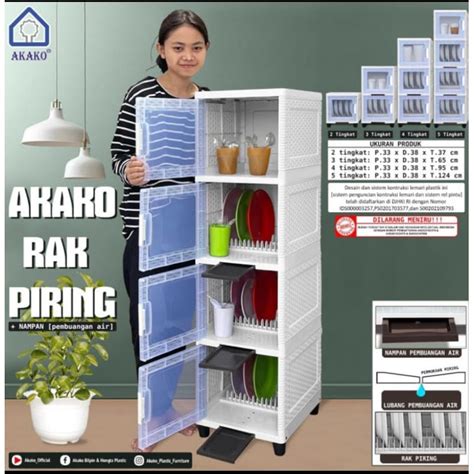 Jual SENYUMMEBEL RAK PIRING PLASTIK LEMARI PIRING RAK DAPUR TRANSPARAN