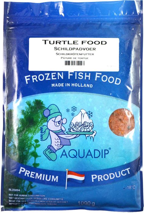 Turtle food - 1000 gram flatpack - frozen - AQUADIP