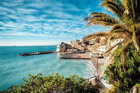 Ansicht Von Bogliasco Bogliasco Ist Ein Altes Fischerdorf In Italien