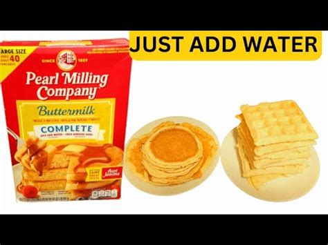 How To Make Pearl Milling Company Pancakes Waffle Mix Review Youtube