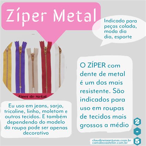 Zíper Invisível mais Resistente CAMALEOA ATELIER DE COSTURA