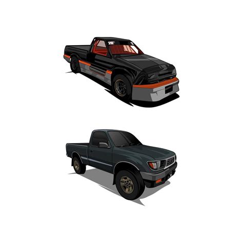 pickup truck vector 5928048 Vector Art at Vecteezy