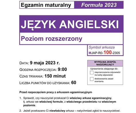 Angielski Matura Rozszerzona Odpowiedzi Arkusz Cke Zadania