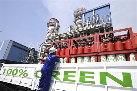 Peresmian Unit Green Hydrogen Plant Pln Antara Foto