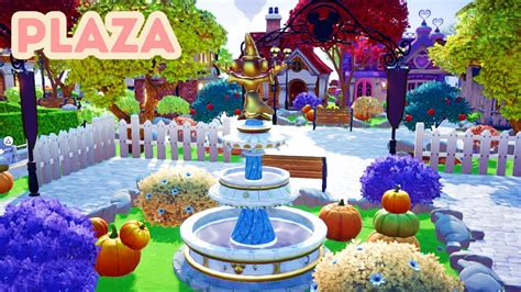 Disney Dreamlight Valley Decorating Fall Inspired Plaza 🍂 Speed