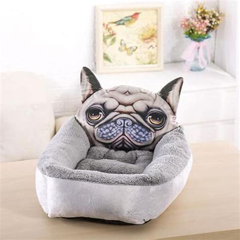 Frenchie Face Bed Available In Small Or Large S 40 X 50cm L 50