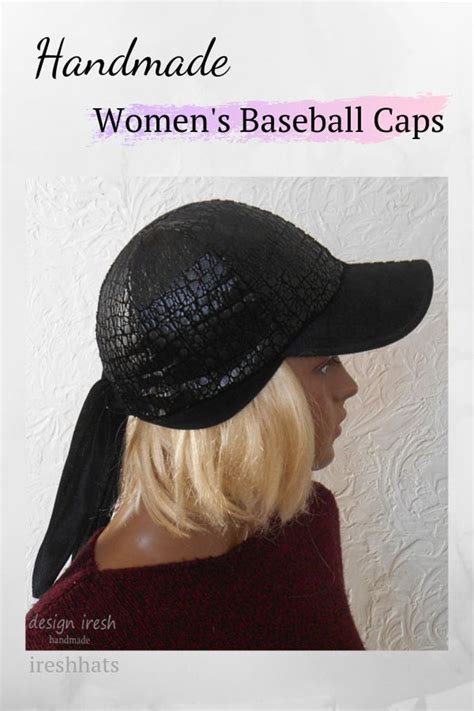 Women's Baseball Cap Black Baseball Cap Women's Warm - Etsy | Womens ...