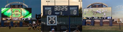 Birdville Isd Football Stadium Oes Scoreboards