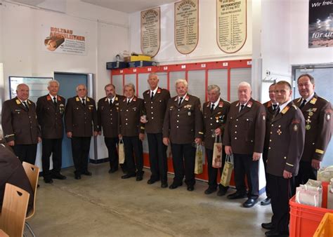 Bereichsfeuerwehrverband M Rzzuschlag Ehrung Der Feuerwehr Senioren