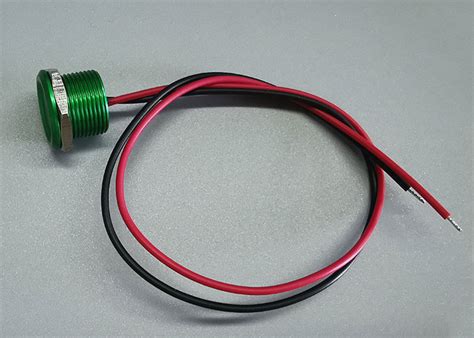 Green Flathead Mm Cm Wire Momentary Piezo Touch Switch