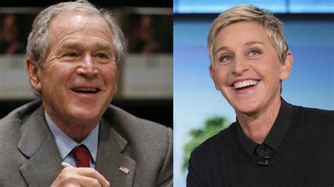 Ellen Degeneres Defends Being Friends With Ex President George Bush