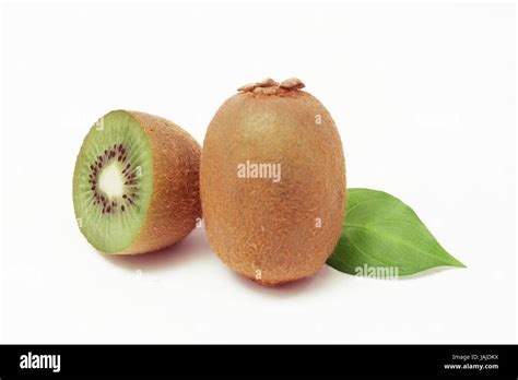 Kiwi Isolated On White Background Stock Photo Alamy