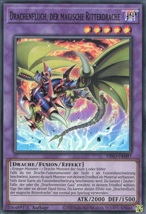 Recollectibles Sammelkarte Yugioh Karte Drachenfluch Der Magische