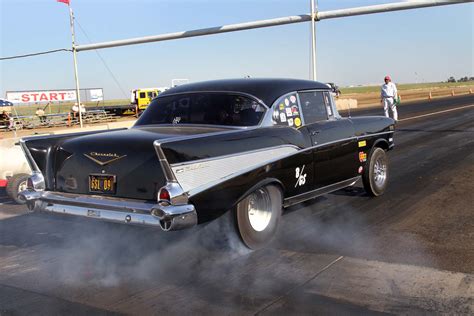 Tire Smoking Wheelstanding Action At The Eagle Field Runway Vintage