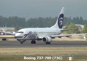 Alaska Airlines Fleet Boeing 737 700 Details And Picture