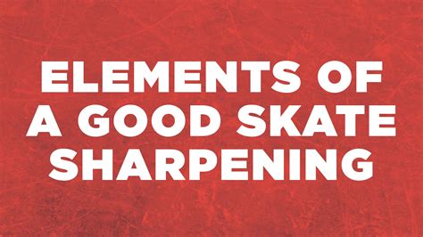 Skate Sharpening 101 Ice Hockey Skate Sharpening Guide Sparx Hockey