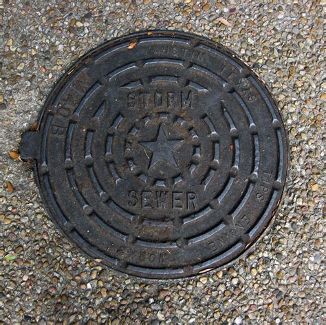 Ut Austin Storm Sewer Manhole Cover Lawrence G Miller Flickr