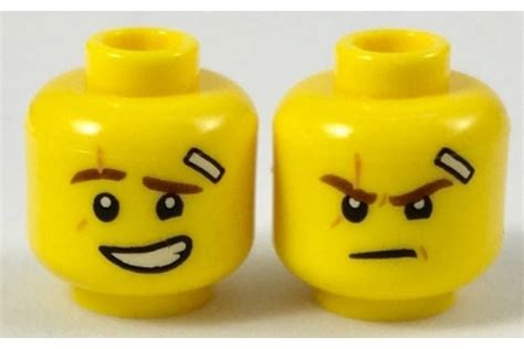 Голова с пластырем - Детали ЛЕГО Lego поштучно | Невабрик