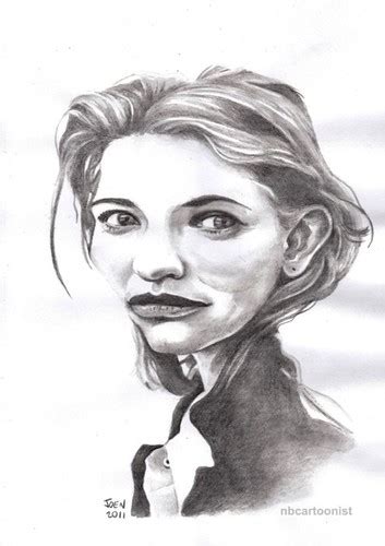 Cate Blanchett By Joen Yunus Famous People Cartoon Toonpool
