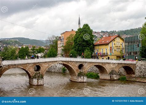 Beautiful Sarajevo Latin Bridge or Princip Bridge Archduke`s ...