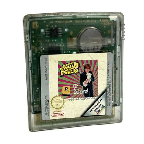 Austin Powers Oh Behave Jeu Nintendo Game Boy Color Version Pal Jeu