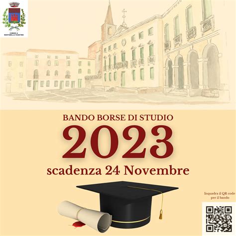 Bando borse di studio 2023