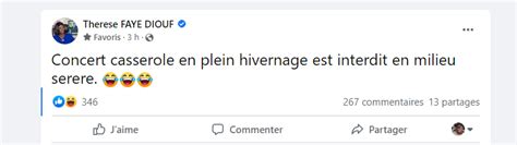 La boutade de Thérèse Faye à Ousmane Sonko Concert casseroles en