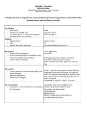 Marilyn Hughes Vsim Clinical Worksheet