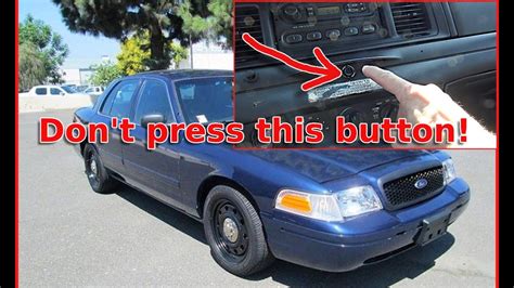 Crown Vic Police Interceptor Trunk Button Secrets Youtube