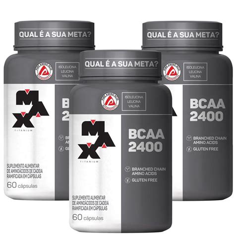 X Bcaa C Psulas Max Titanium Amino Cido Submarino