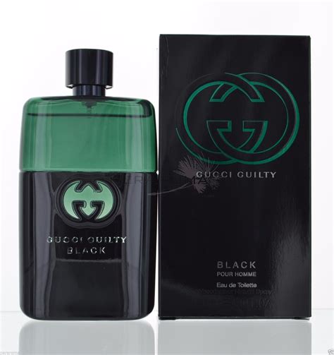 Gucci 499598 Guilty Black Eau De Toilette For Men 3 Oz For Sale Online Ebay Eau De