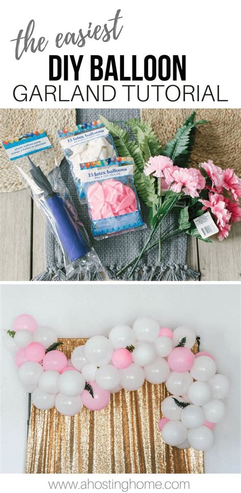 The Easiest DIY Balloon Garland Tutorial - Cathy Nugent Home | Balloon ...