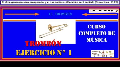 LECTURA RÁPIDA CON EL TROMBÓN CURSO COMPLETO DE MÚSICA CAZR YouTube