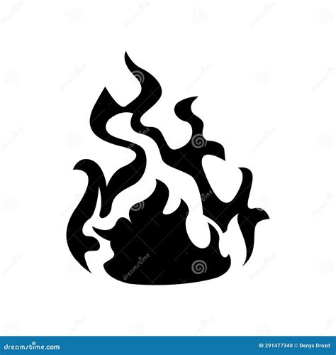 Fire Icon Vector Set Flame Illustration Sign Collection Burn Symbol Hot Logo Stock Vector