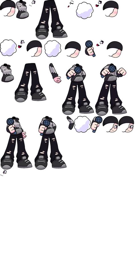 Ruby Body Parts Sprite Fnf By Sonicjrthecoolest On Deviantart