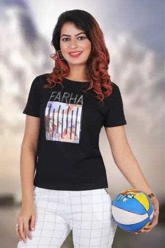 Casual Wear Round Women Fancy T Shirt Size Free Size At Rs 265 Piece