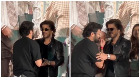 Shah Rukh Comforts Overwhelmed Shivering Fan At Dunki Fan Meet Watch