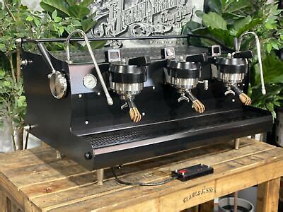 Synesso Sabre Group Black Brown Pesado Handles Espresso Coffee